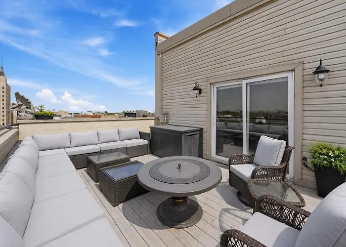 Сasa de vacaciones Amazing Wicker Park Penthouse With Skyline Views *