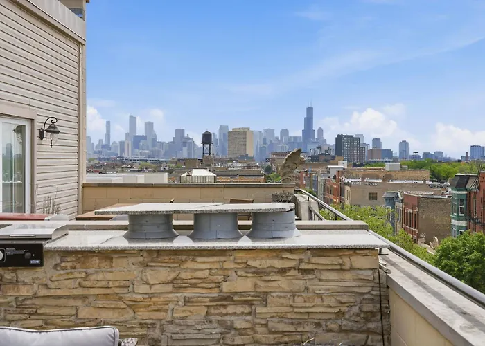 Amazing Wicker Park Penthouse With Skyline Views Сasa de vacaciones Chicago