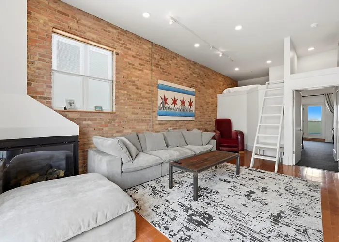 Amazing Wicker Park Penthouse With Skyline Views Сasa de vacaciones Chicago