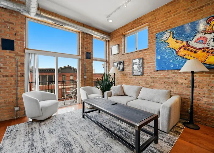 Amazing Wicker Park Penthouse With Skyline Views Сasa de vacaciones Chicago